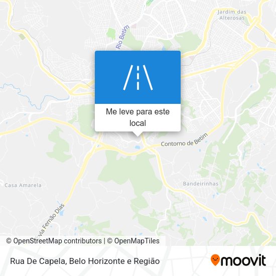 Rua De Capela mapa
