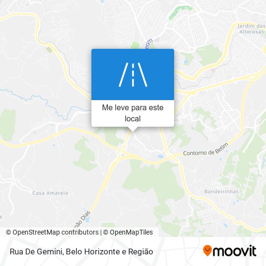 Rua De Gemini mapa