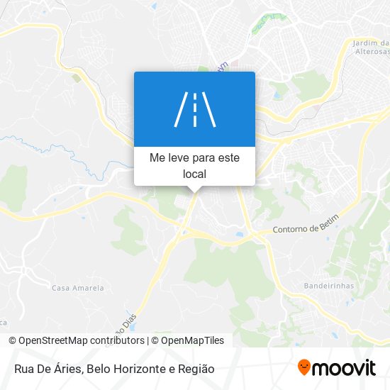 Rua De Áries mapa