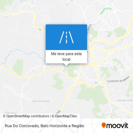 Rua Do Corcovado mapa