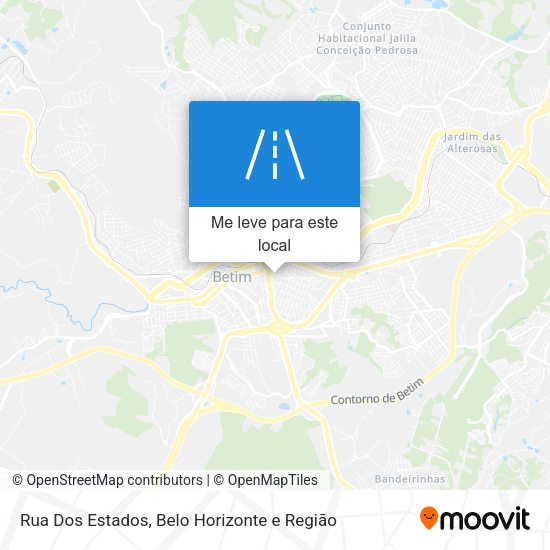 Rua Dos Estados mapa