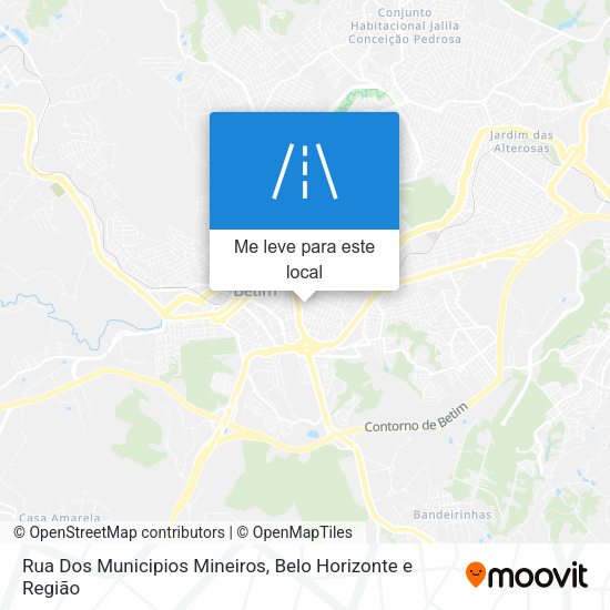Rua Dos Municipios Mineiros mapa