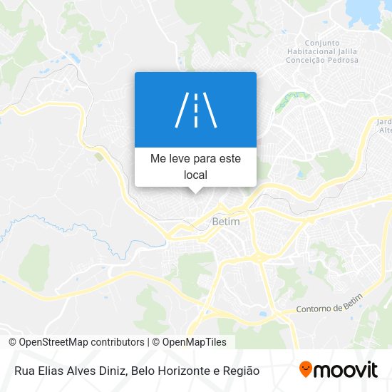 Rua Elias Alves Diniz mapa