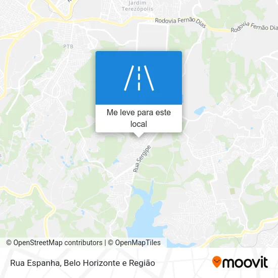 Rua Espanha mapa