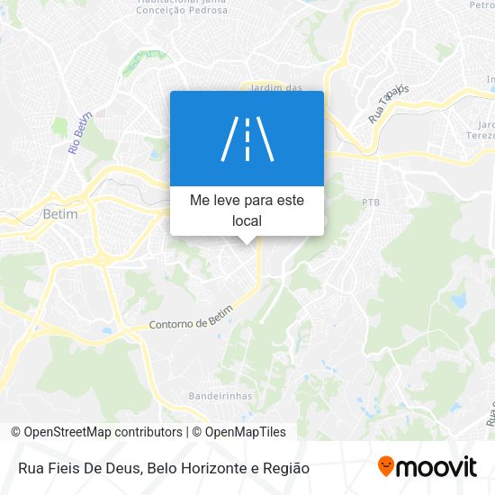 Rua Fieis De Deus mapa