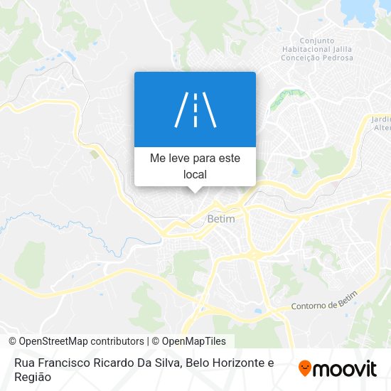 Rua Francisco Ricardo Da Silva mapa