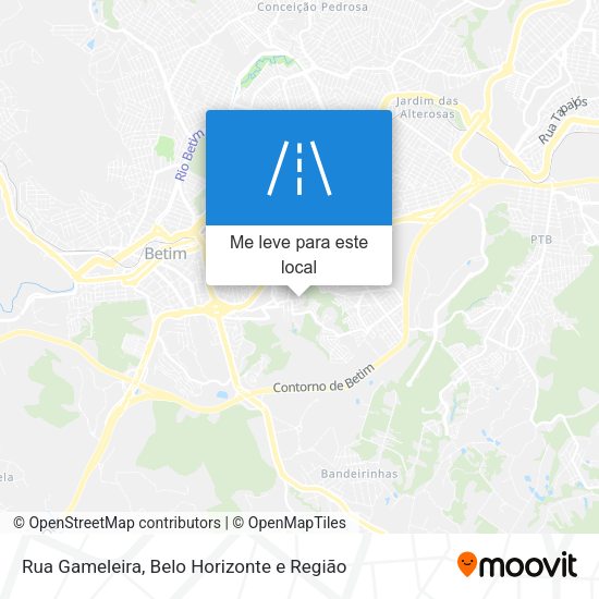 Rua Gameleira mapa