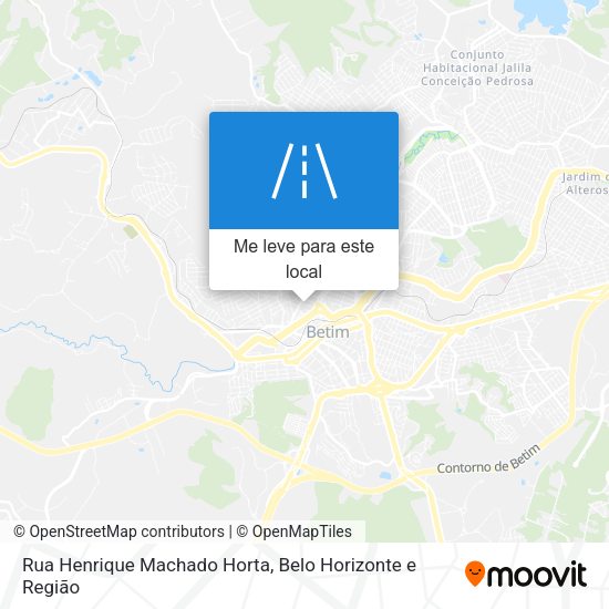 Rua Henrique Machado Horta mapa