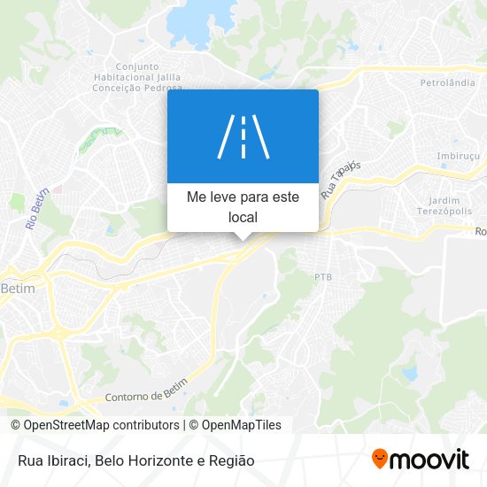 Rua Ibiraci mapa