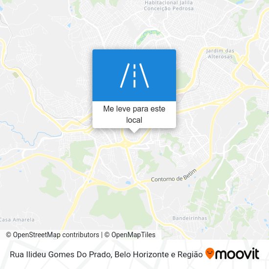 Rua Ilideu Gomes Do Prado mapa