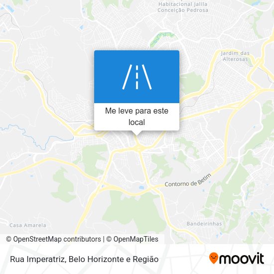 Rua Imperatriz mapa
