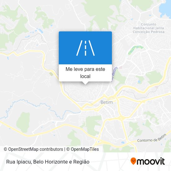 Rua Ipiacu mapa