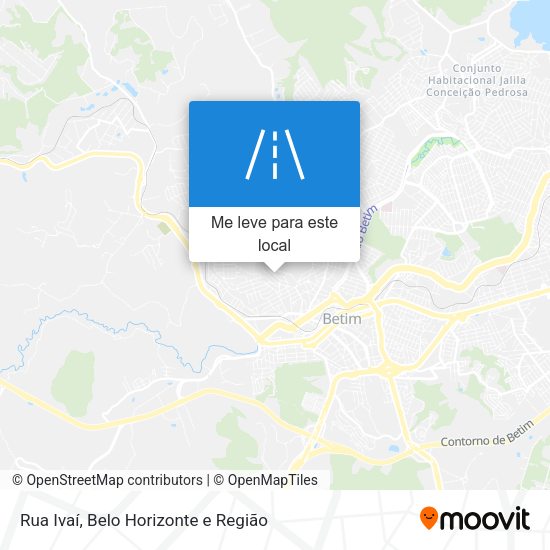 Rua Ivaí mapa