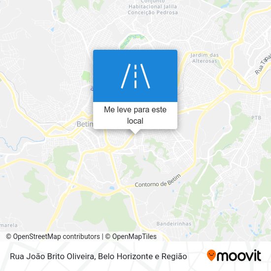 Rua João Brito Oliveira mapa