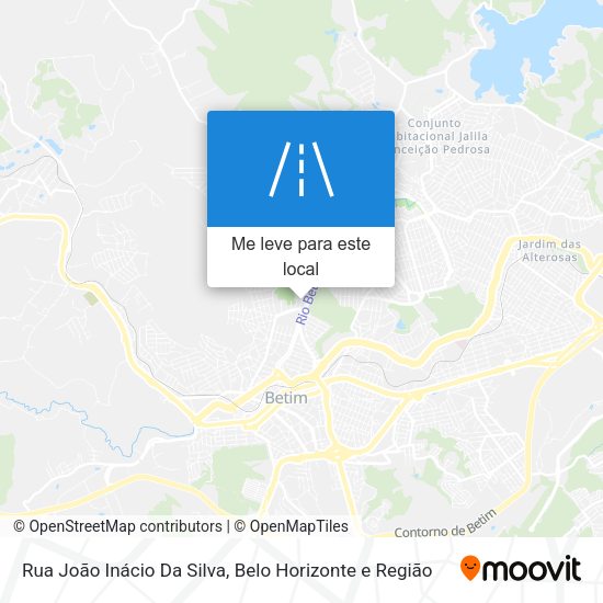 Rua João Inácio Da Silva mapa