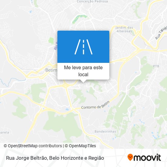 Rua Jorge Beltrão mapa