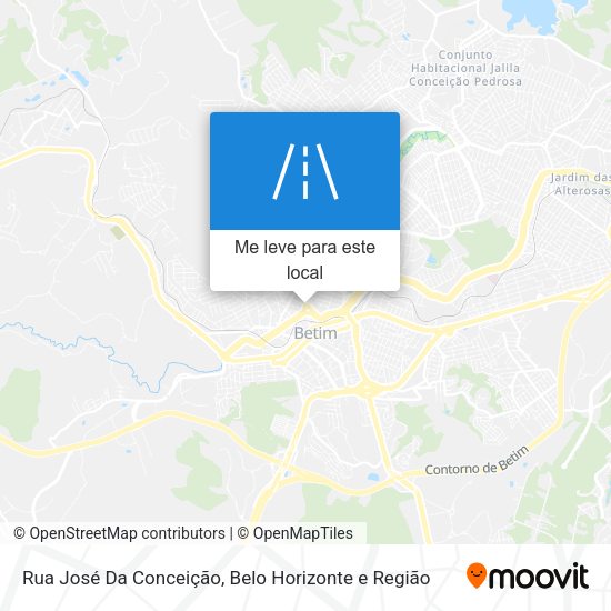 Rua José Da Conceição mapa