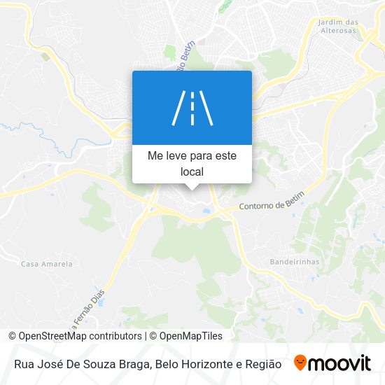 Rua José De Souza Braga mapa