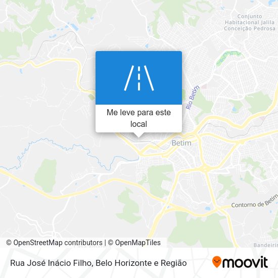 Rua José Inácio Filho mapa