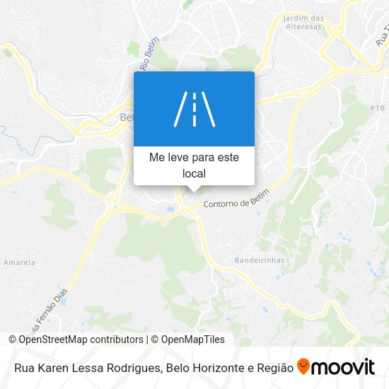 Rua Karen Lessa Rodrigues mapa