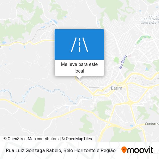 Rua Luiz Gonzaga Rabelo mapa