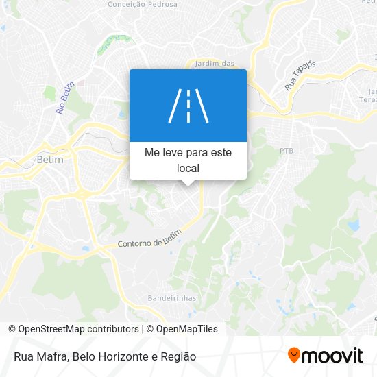 Rua Mafra mapa