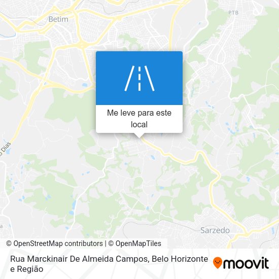 Rua Marckinair De Almeida Campos mapa