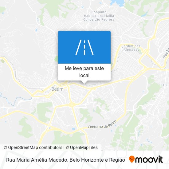 Rua Maria Amélia Macedo mapa