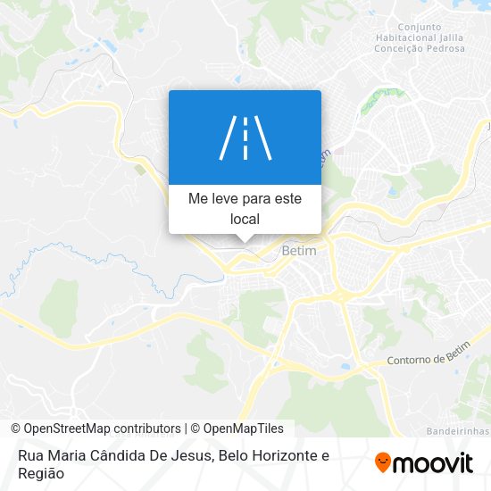 Rua Maria Cândida De Jesus mapa