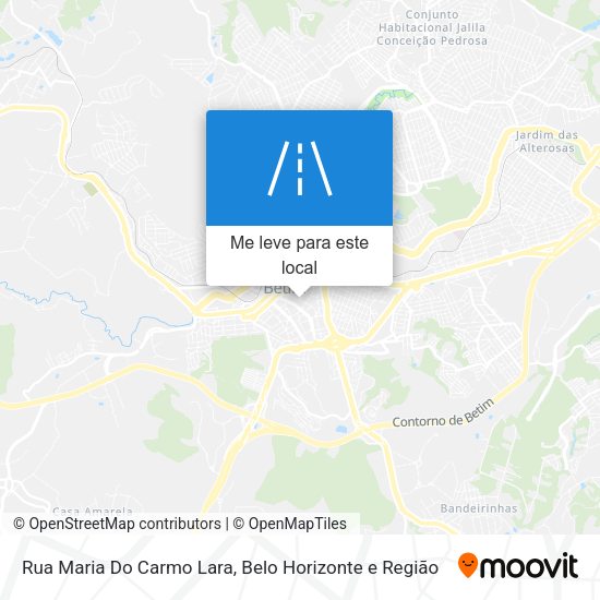 Rua Maria Do Carmo Lara mapa