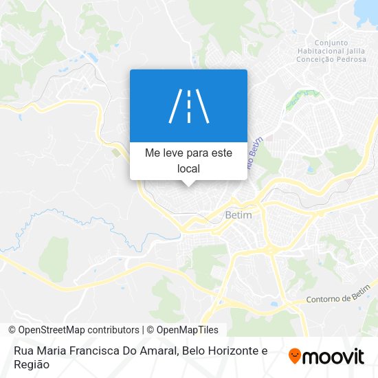 Rua Maria Francisca Do Amaral mapa