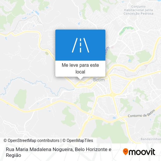 Rua Maria Madalena Nogueira mapa
