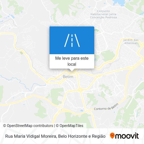 Rua Maria Vidigal Moreira mapa