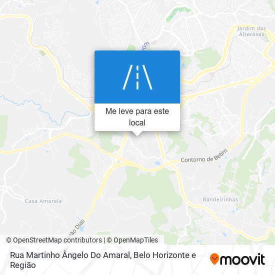 Rua Martinho Ângelo Do Amaral mapa