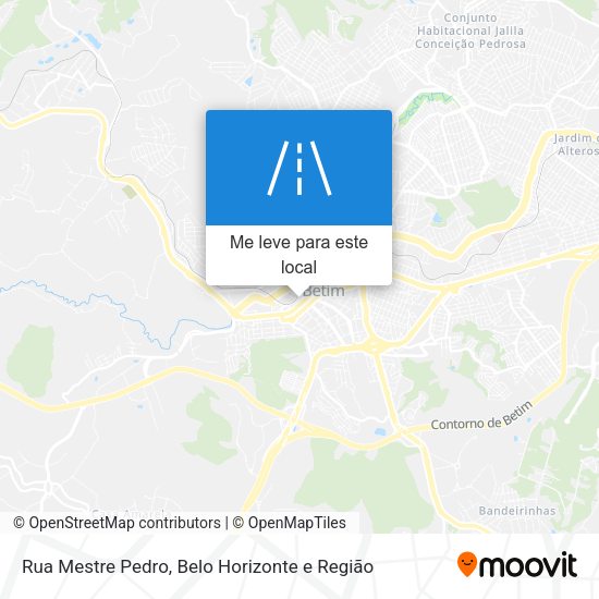 Rua Mestre Pedro mapa
