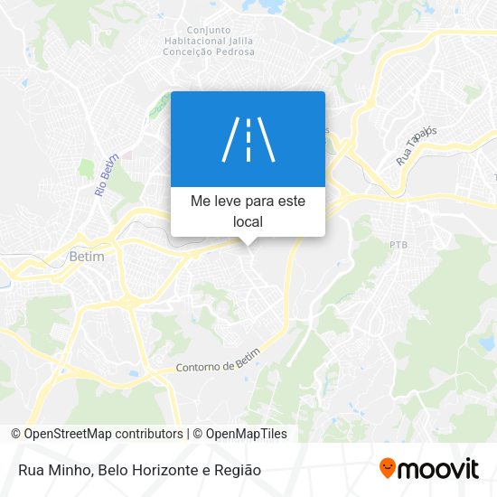 Rua Minho mapa