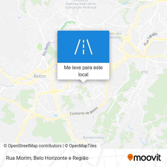 Rua Morim mapa