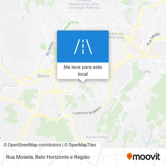 Rua Mosela mapa