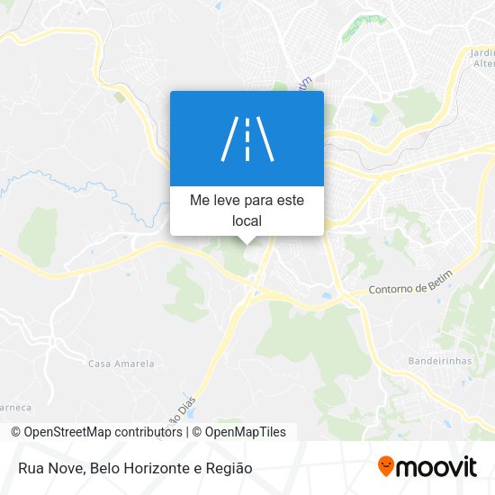 Rua Nove mapa