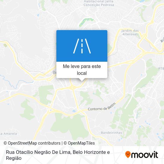 Rua Otacílio Negrão De Lima mapa
