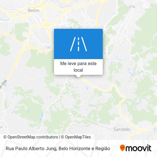 Rua Paulo Alberto Jung mapa