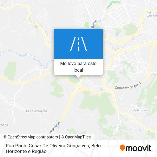 Rua Paulo César De Oliveira Gonçalves mapa