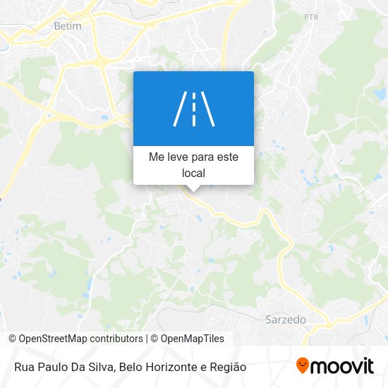Rua Paulo Da Silva mapa