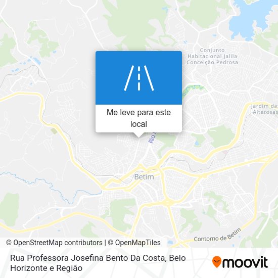 Rua Professora Josefina Bento Da Costa mapa
