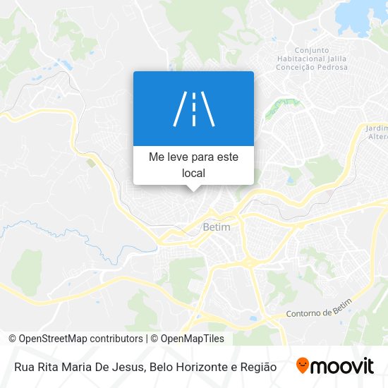 Rua Rita Maria De Jesus mapa