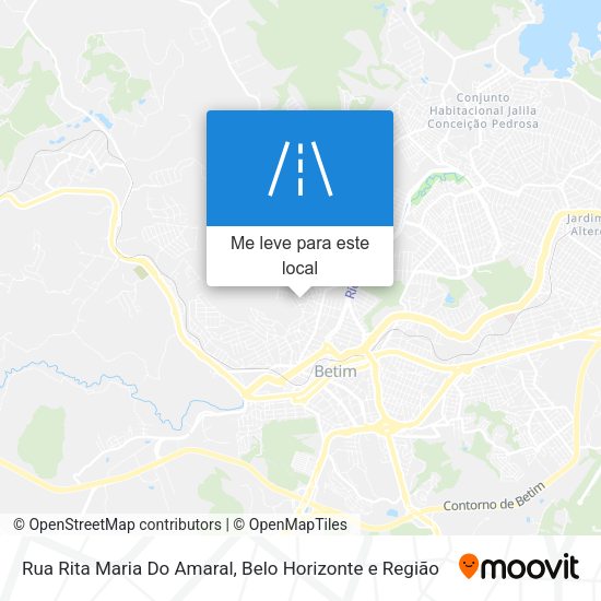 Rua Rita Maria Do Amaral mapa