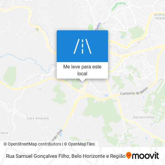 Rua Samuel Gonçalves Filho mapa