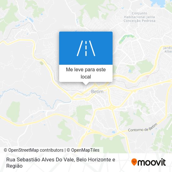 Rua Sebastião Alves Do Vale mapa