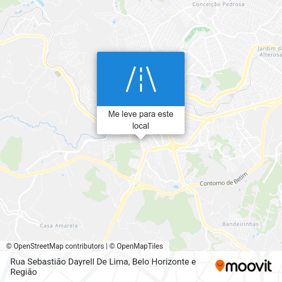 Rua Sebastião Dayrell De Lima mapa