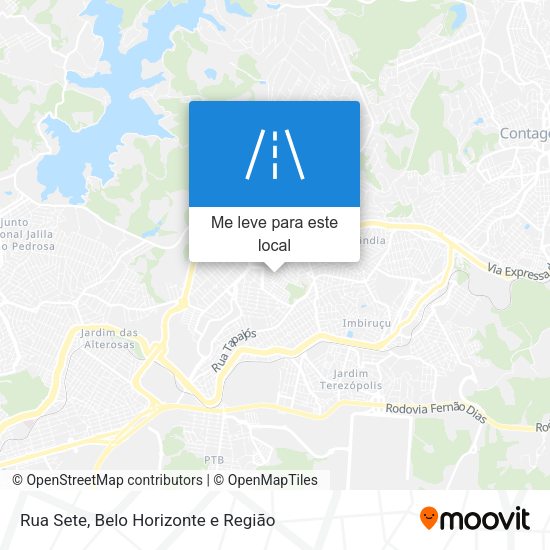 Rua Sete mapa
